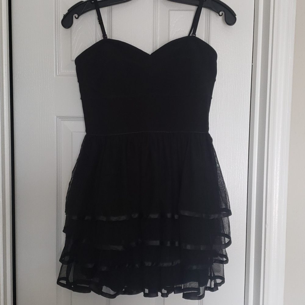 VINTAGE Forever 21 Goth Prom Style Dress